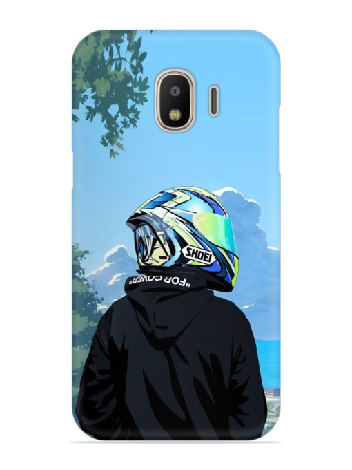 Rider With Helmet Snap Case for Samsung Galaxy J2 (2018)