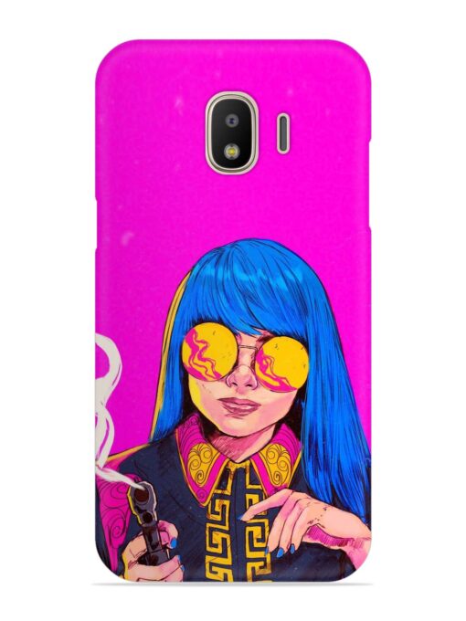 Aesthetic Anime Girl Snap Case for Samsung Galaxy J2 (2018) Zapvi