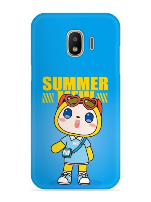 Summer Mew Cartoon Snap Case for Samsung Galaxy J2 (2018)