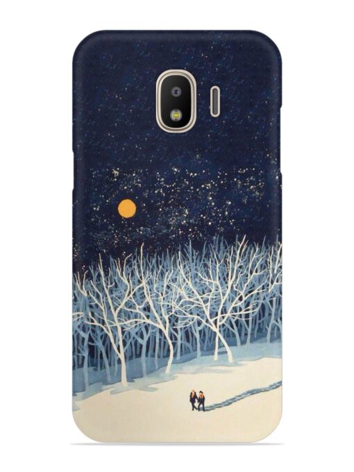 Full Moon Snowshoe Tour Snap Case for Samsung Galaxy J2 Core