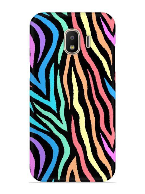 Colorful Abstract Zebra Snap Case for Samsung Galaxy J2 Core