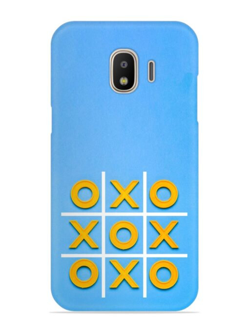 Yellow Plastic Crosses Snap Case for Samsung Galaxy J2 Core