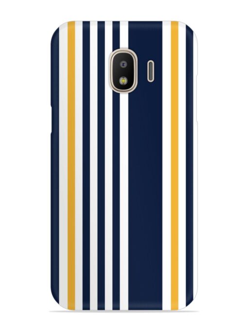 Seamless Stripe Pattern Snap Case for Samsung Galaxy J2 Core