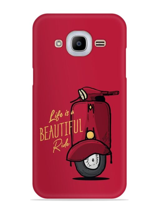 Life Is Beautiful Rides Snap Case for Samsung Galaxy J2 Pro (2016) Zapvi