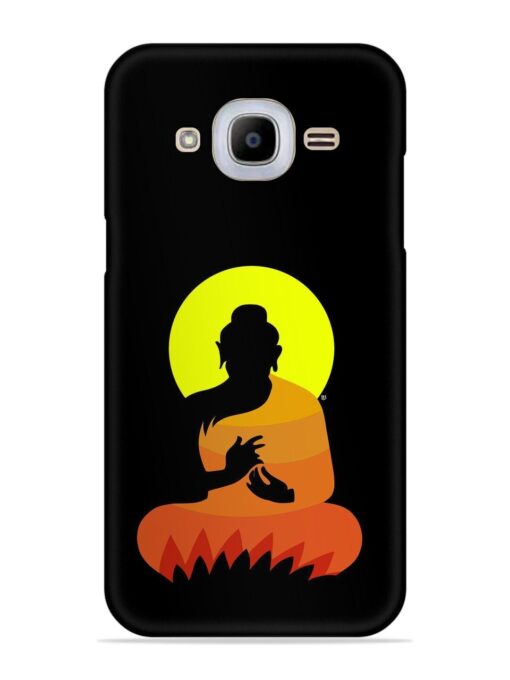 Buddha Art Black Snap Case for Samsung Galaxy J2 Pro (2016) Zapvi