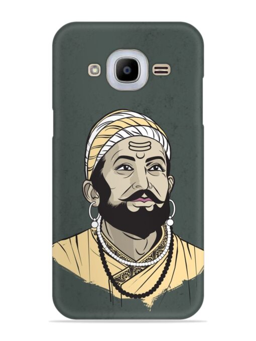 Shivaji Maharaj Vector Art Snap Case for Samsung Galaxy J2 Pro (2016) Zapvi