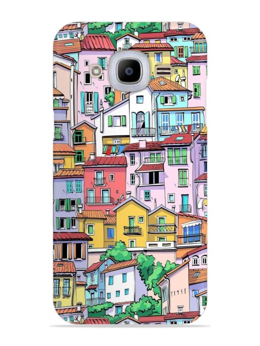 Europe Old Town Snap Case for Samsung Galaxy J2 Pro (2016)