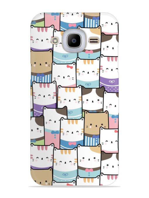 Cute Adorable Cat Snap Case for Samsung Galaxy J2 Pro (2016) Zapvi