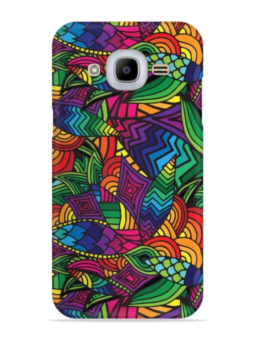 Abstract Multicolor Seamless Snap Case for Samsung Galaxy J2 Pro (2016) Zapvi