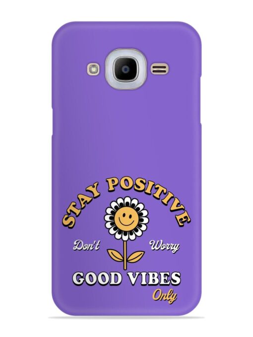 Retro Positive Flower Snap Case for Samsung Galaxy J2 Pro (2016) Zapvi