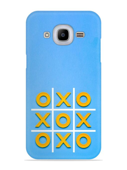 Yellow Plastic Crosses Snap Case for Samsung Galaxy J2 Pro (2016)