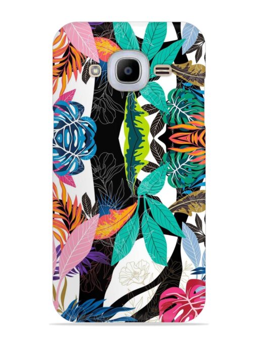 Floral Pattern Bright Snap Case for Samsung Galaxy J2 Pro (2016) Zapvi