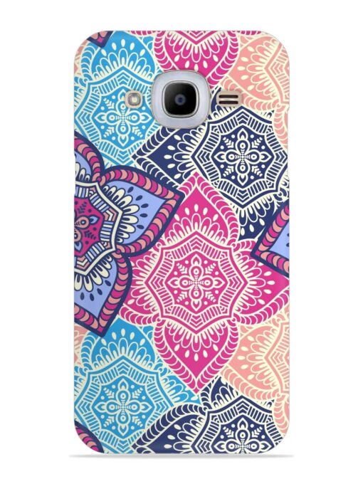 Ethnic Floral Seamless Snap Case for Samsung Galaxy J2 Pro (2016) Zapvi