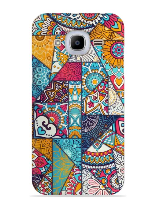 Patchwork Pattern Vintage Snap Case for Samsung Galaxy J2 Pro (2016) Zapvi