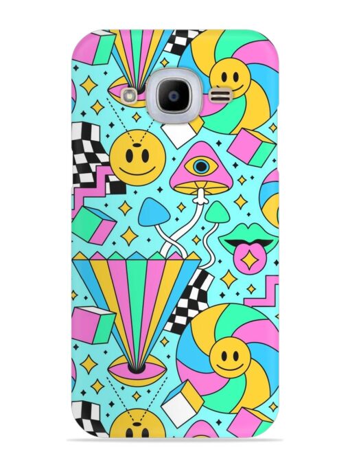 Trippy Rainbow 60S Snap Case for Samsung Galaxy J2 Pro (2016) Zapvi