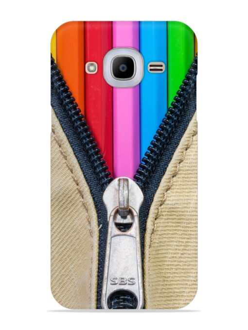 Zip In Color Snap Case for Samsung Galaxy J2 Pro (2016) Zapvi