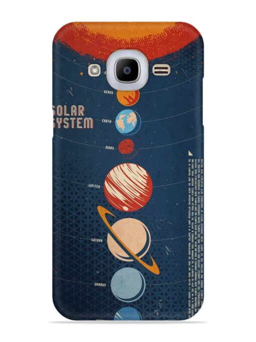 Solar System Vector Snap Case for Samsung Galaxy J2 Pro (2016) Zapvi