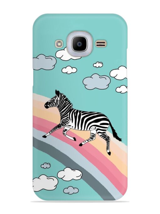 Running Zebra Snap Case for Samsung Galaxy J2 Pro (2016) Zapvi