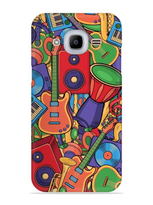 Colorful Music Art Snap Case for Samsung Galaxy J2 Pro (2016) Zapvi