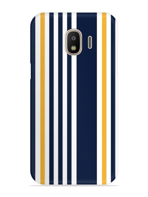 Seamless Stripe Pattern Snap Case for Samsung Galaxy J4