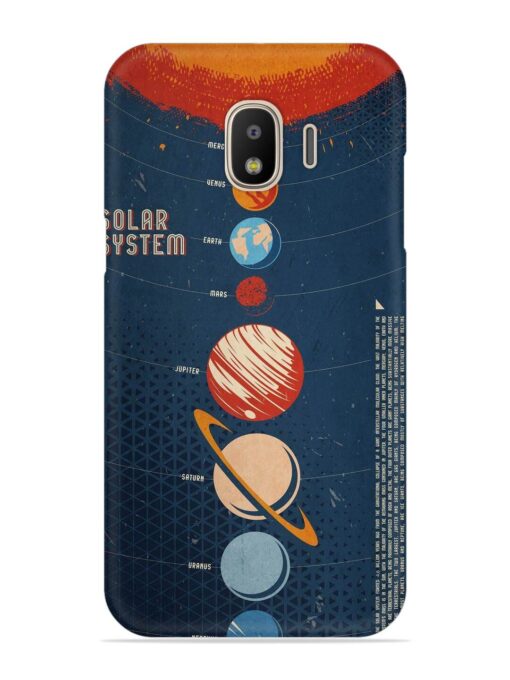 Solar System Vector Snap Case for Samsung Galaxy J4