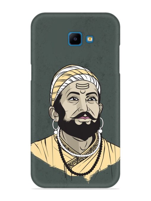 Shivaji Maharaj Vector Art Snap Case for Samsung Galaxy J4 Core