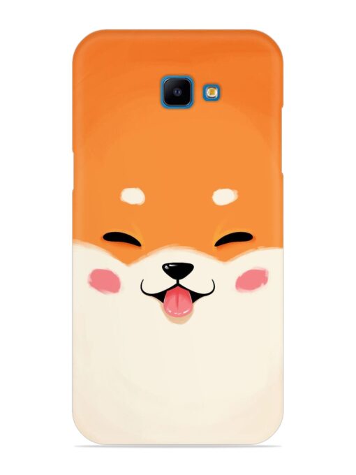 Cute Dog Face Vector Snap Case for Samsung Galaxy J4 Core Zapvi