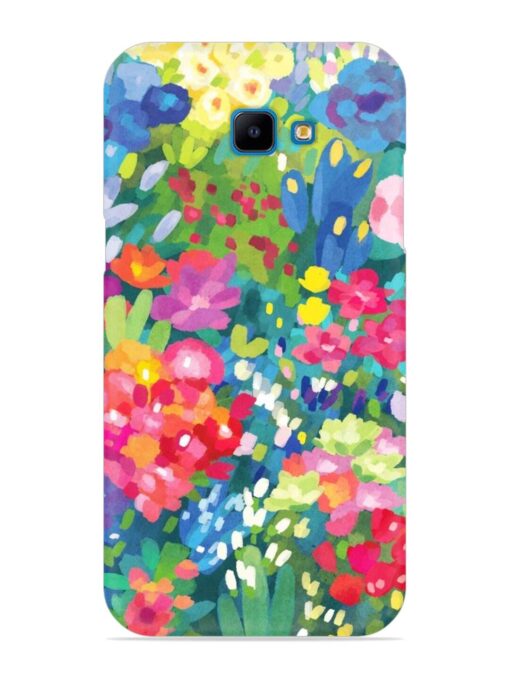 Watercolor Flower Art Snap Case for Samsung Galaxy J4 Core