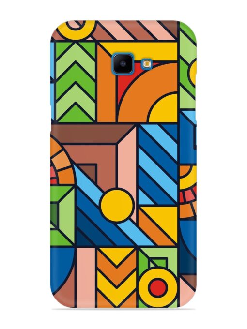 Colorful Geometric Snap Case for Samsung Galaxy J4 Core Zapvi