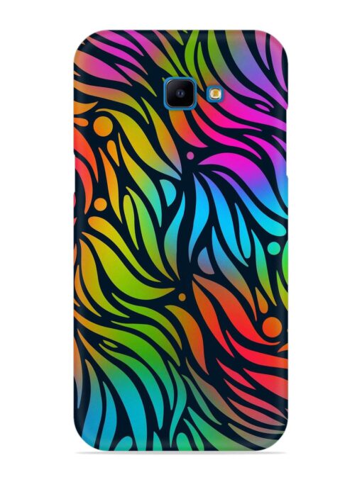 Abstract Leaf Design Snap Case for Samsung Galaxy J4 Core Zapvi