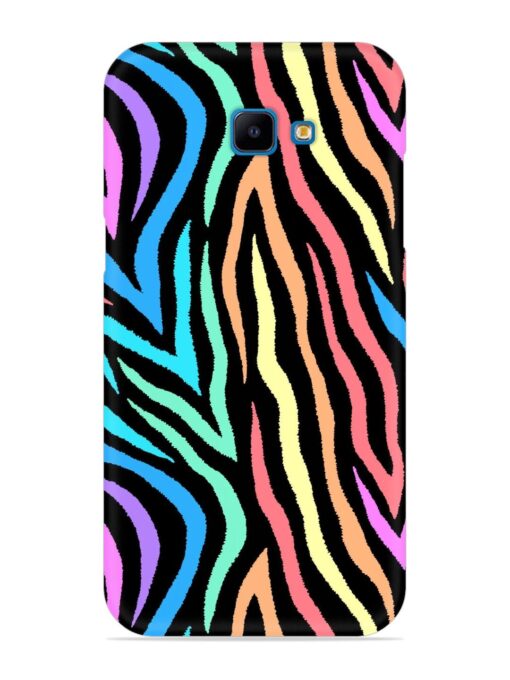 Colorful Abstract Zebra Snap Case for Samsung Galaxy J4 Core