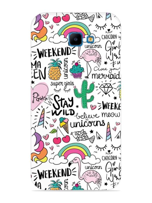 Unicorn Ice Cream Snap Case for Samsung Galaxy J4 Core