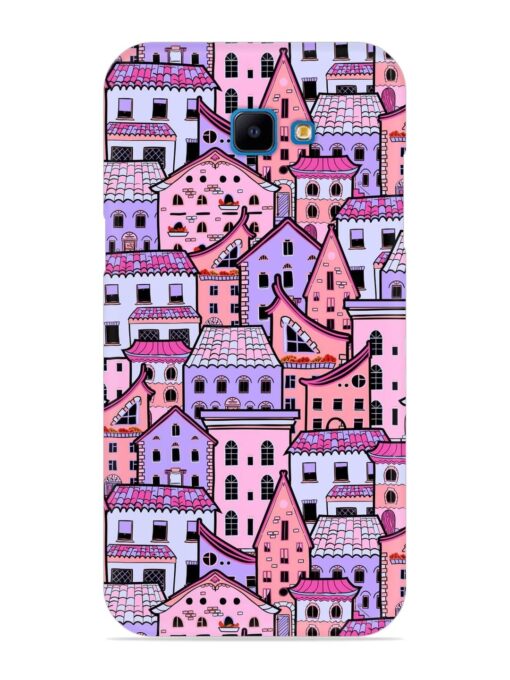 Seamless Pattern Houses Snap Case for Samsung Galaxy J4 Core