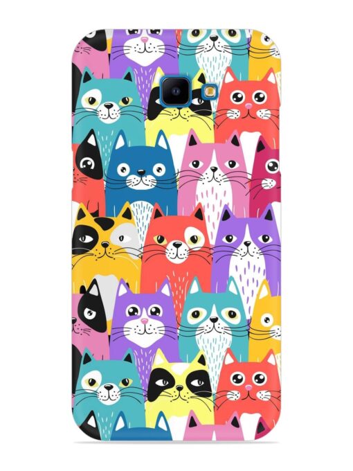 Funny Cartoon Cats Snap Case for Samsung Galaxy J4 Core Zapvi