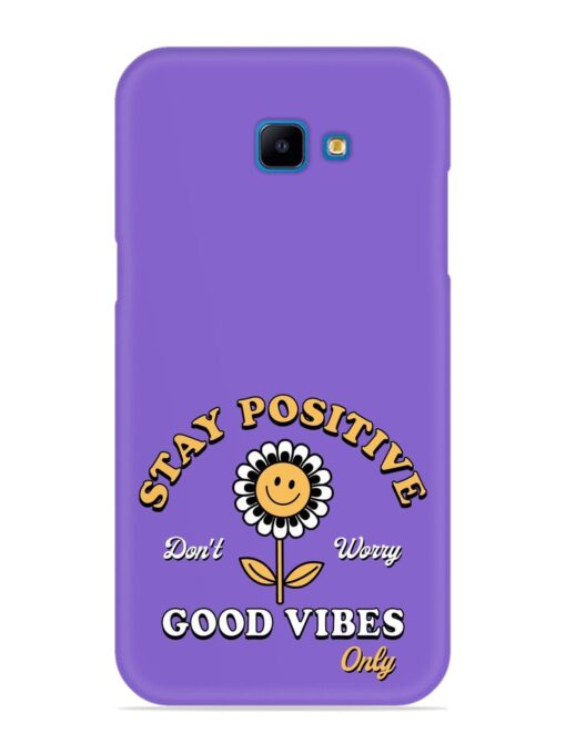 Retro Positive Flower Snap Case for Samsung Galaxy J4 Core