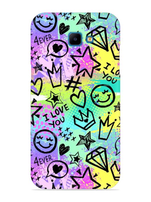 Bright Seamless Pattern Snap Case for Samsung Galaxy J4 Core