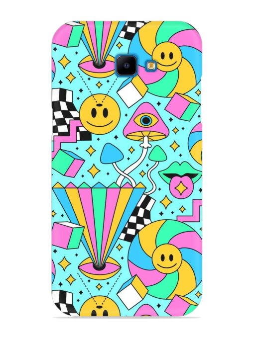 Trippy Rainbow 60S Snap Case for Samsung Galaxy J4 Core Zapvi