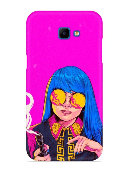 Aesthetic Anime Girl Snap Case for Samsung Galaxy J4 Core