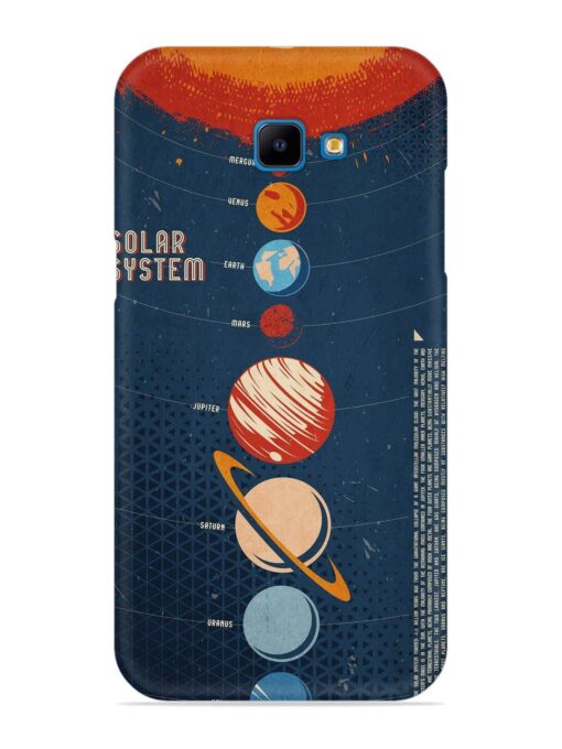 Solar System Vector Snap Case for Samsung Galaxy J4 Core