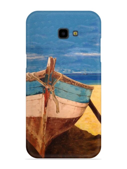 Canvas Painting Snap Case for Samsung Galaxy J4 Plus