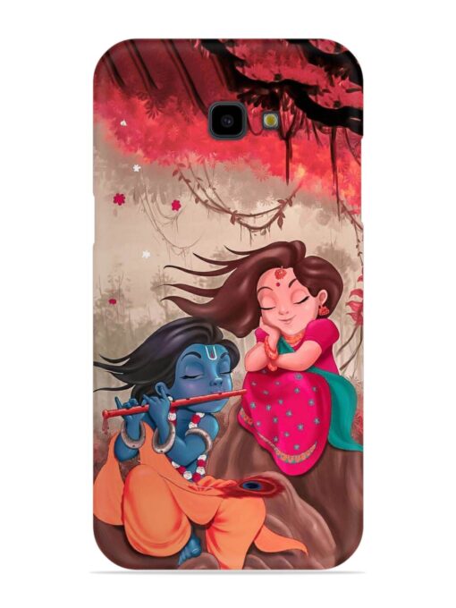 Radhe Krishna Water Art Snap Case for Samsung Galaxy J4 Plus