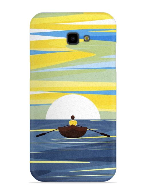 Rowing Person Ferry Paddle Snap Case for Samsung Galaxy J4 Plus