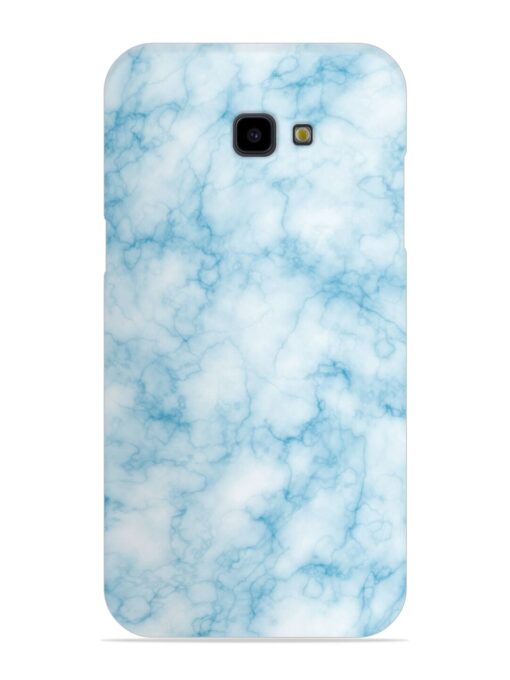 Blue White Natural Marble Snap Case for Samsung Galaxy J4 Plus Zapvi