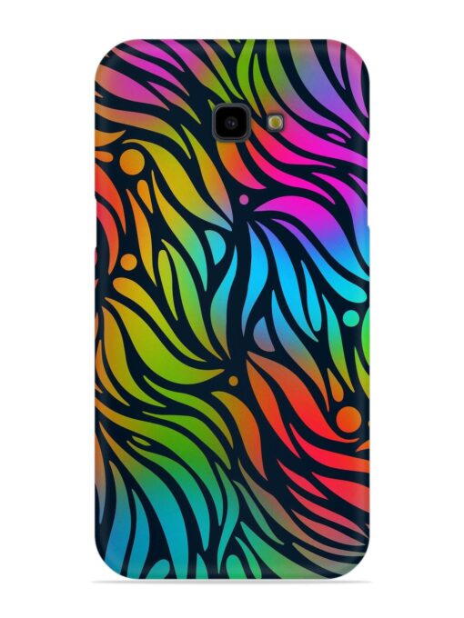 Abstract Leaf Design Snap Case for Samsung Galaxy J4 Plus Zapvi