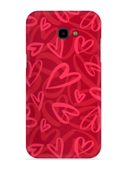 Seamless Romantic Pattern Snap Case for Samsung Galaxy J4 Plus