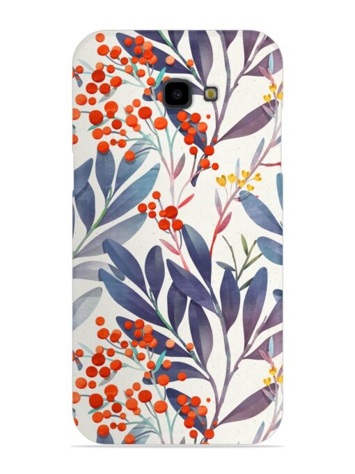 Seamless Floral Pattern Snap Case for Samsung Galaxy J4 Plus