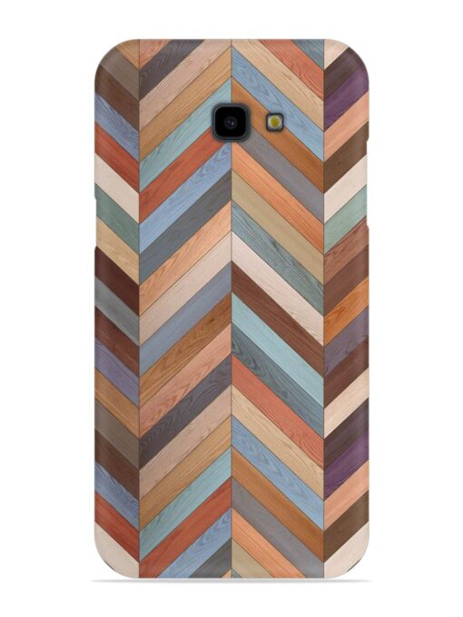 Seamless Wood Parquet Snap Case for Samsung Galaxy J4 Plus Zapvi