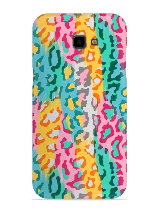 Seamless Vector Colorful Snap Case for Samsung Galaxy J4 Plus Zapvi