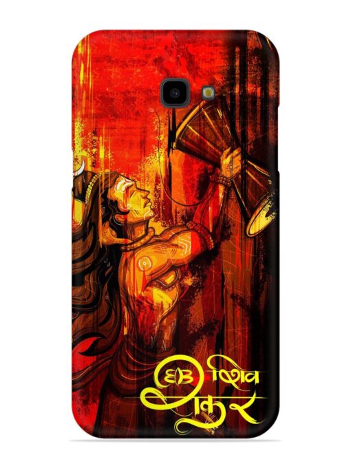 Illustration Lord Shiva Snap Case for Samsung Galaxy J4 Plus Zapvi