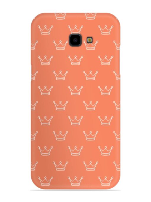 Hand Drawn Crown Snap Case for Samsung Galaxy J4 Plus